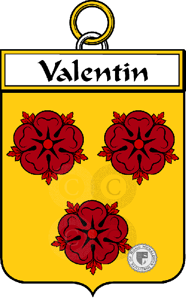 Coat of arms of family Valentin
