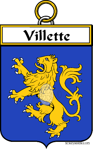 Coat of arms of family Villette