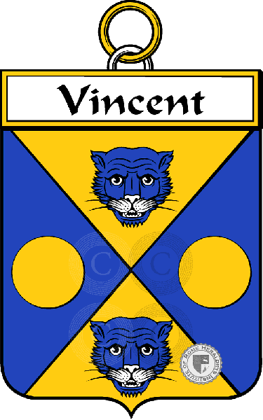 Coat of arms of family Vincent