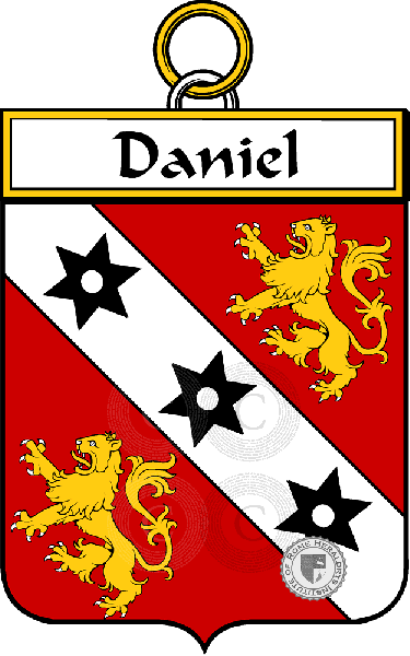 Coat of arms of family Daniel   ref: 35073