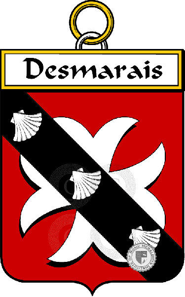 Coat of arms of family Desmarais