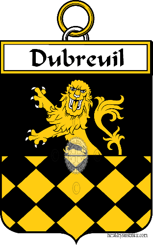 Escudo de la familia Dubreuil