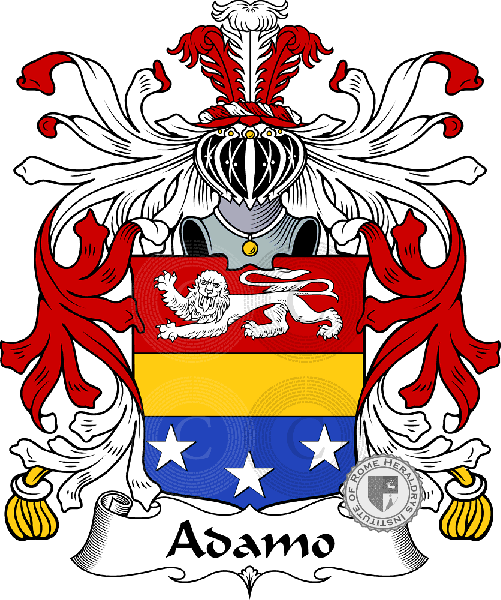 Coat of arms of family Adamo
