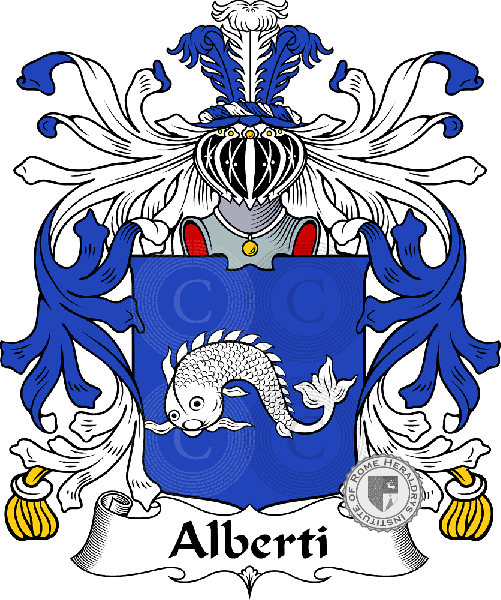 Coat of arms of family Alberti   ref: 35166