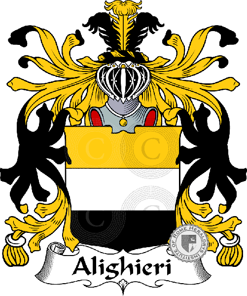 Coat of arms of family Alighieri