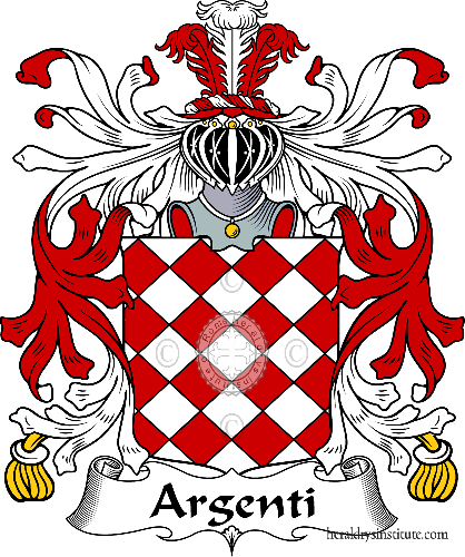 Coat of arms of family Argenti