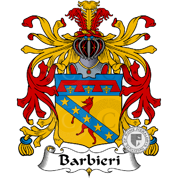 Brasão da família Barbieri