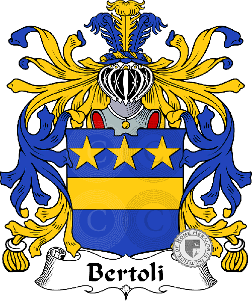 Escudo de la familia Bertoli