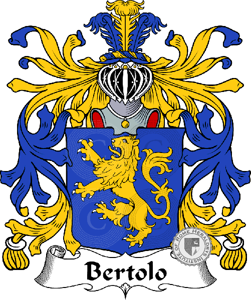 Coat of arms of family Bertolo