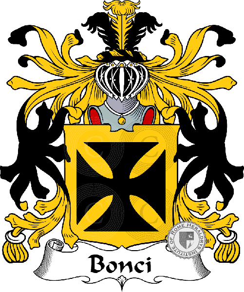 Coat of arms of family Bonci