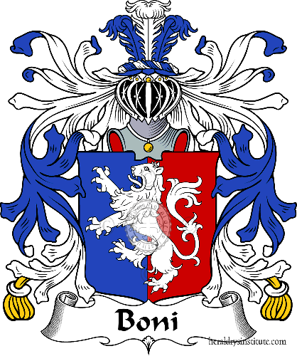 Coat of arms of family Boni