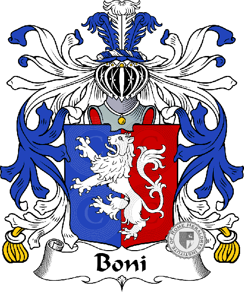 Escudo de la familia Boni