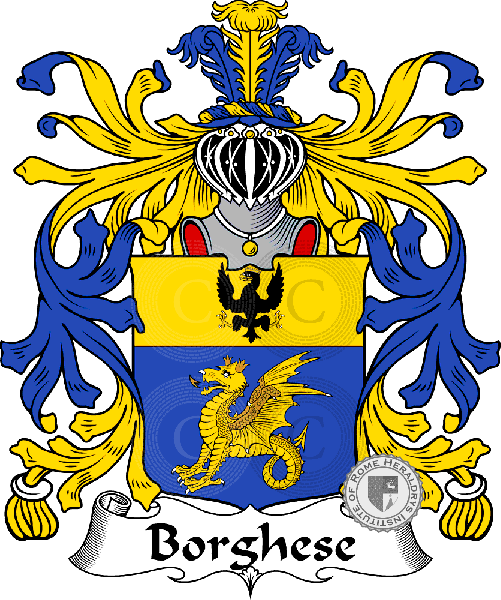 Coat of arms of family Borghese