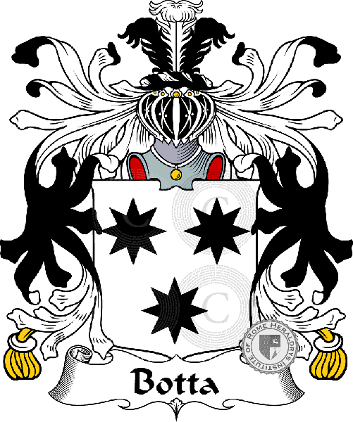 Coat of arms of family Botta