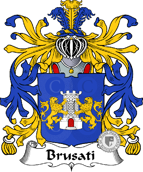 Escudo de la familia Brusati