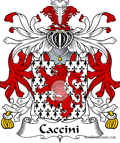 Coat of arms of family Caccini