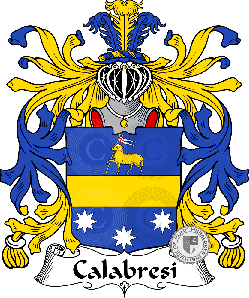Coat of arms of family Calabresi