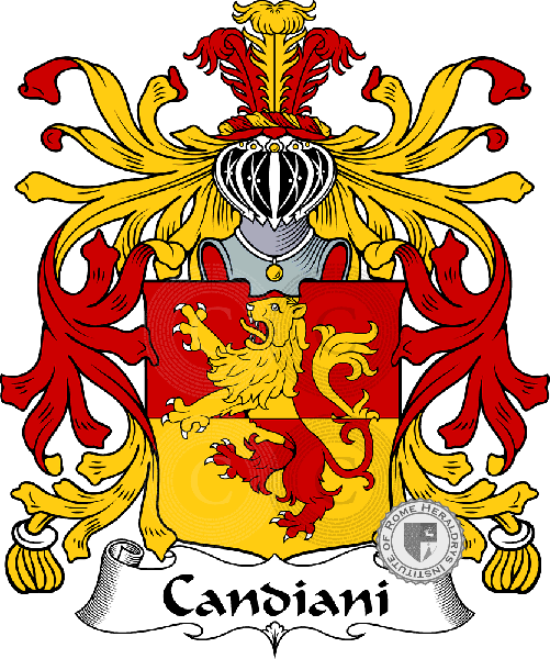 Coat of arms of family Candiani