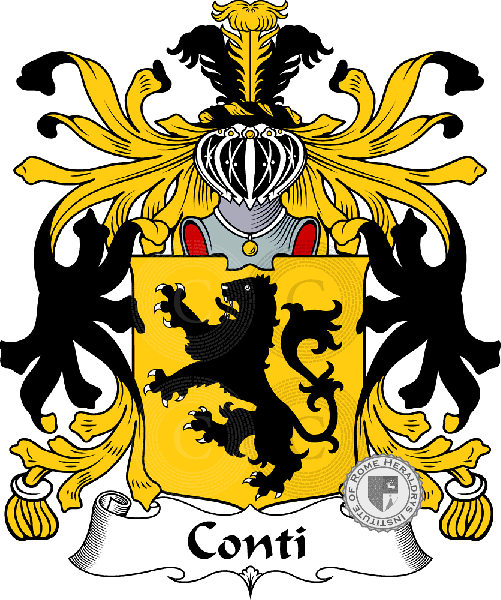 Coat of arms of family Conti