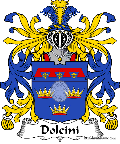 Coat of arms of family Dolcini