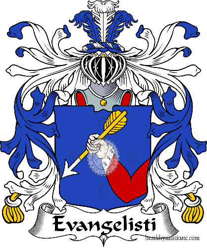 Escudo de la familia Evangelisti   ref: 35314