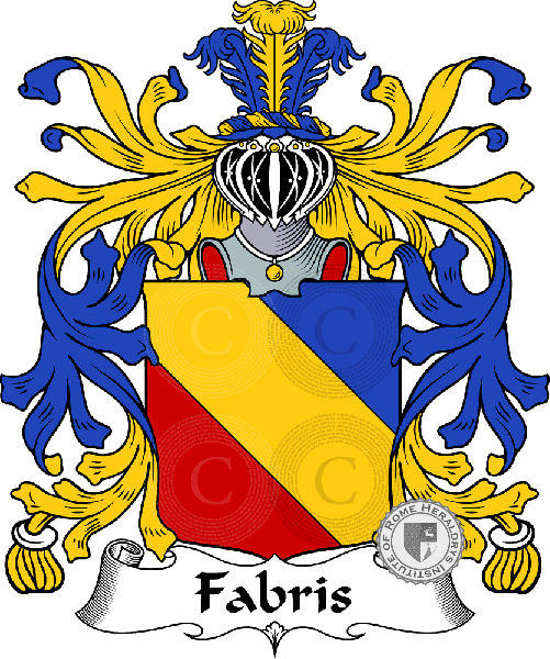 Wappen der Familie Fabris   ref: 35318