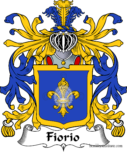 Coat of arms of family Fiorio   ref: 35349