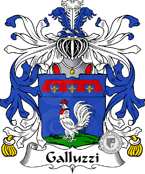Escudo de la familia Galluzzi