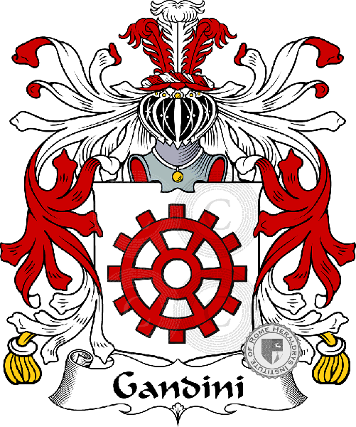 Coat of arms of family Gandini