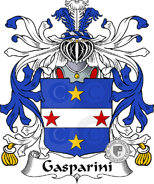 Coat of arms of family Gasparini