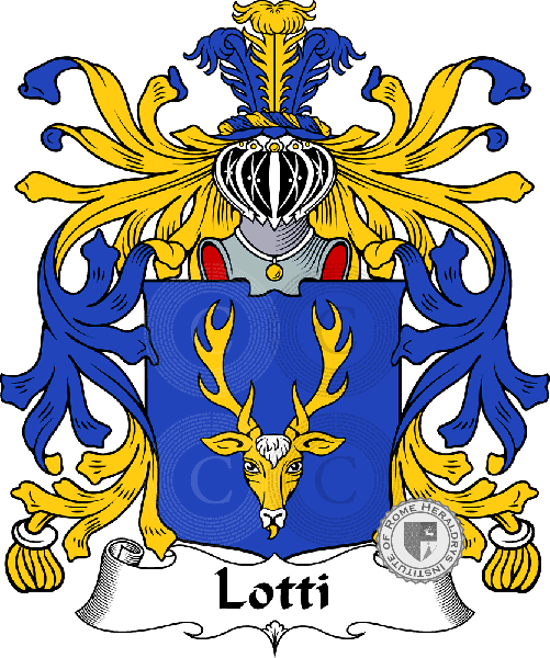 Coat of arms of family Lotti
