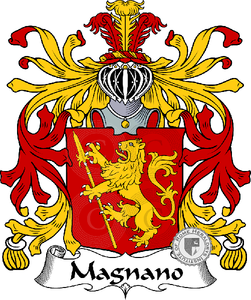 Coat of arms of family Magnano