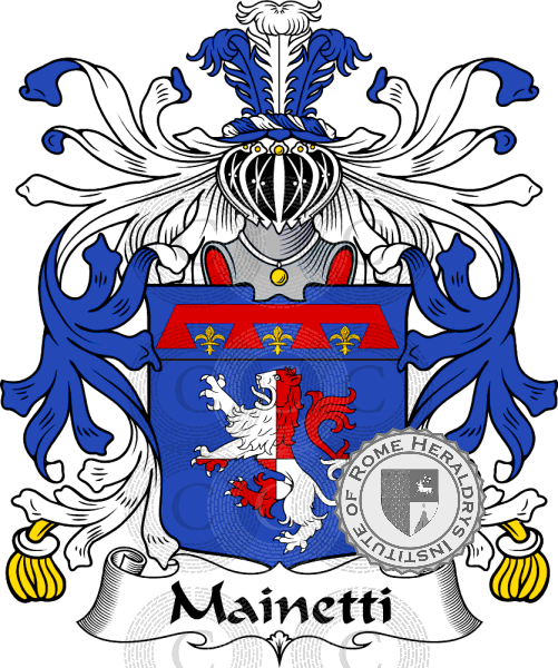 Escudo de la familia Mainetti