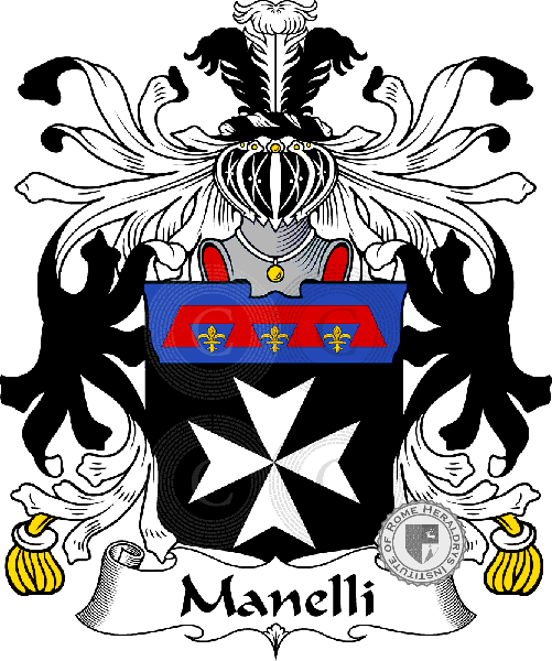 Escudo de la familia Manelli
