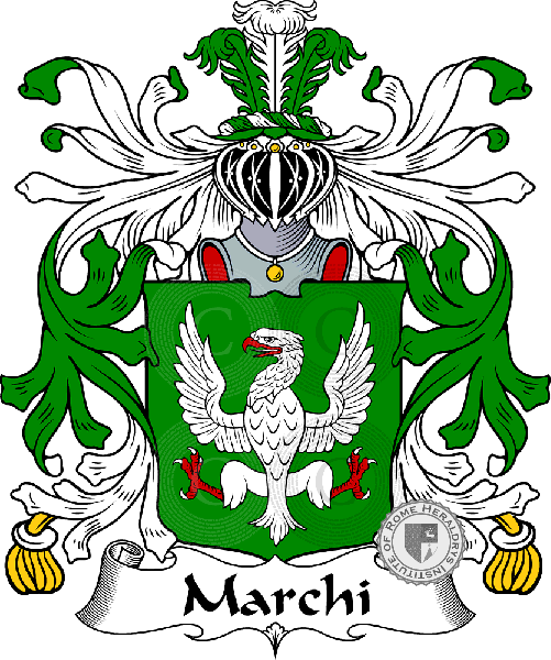 Coat of arms of family Marchi   ref: 35531