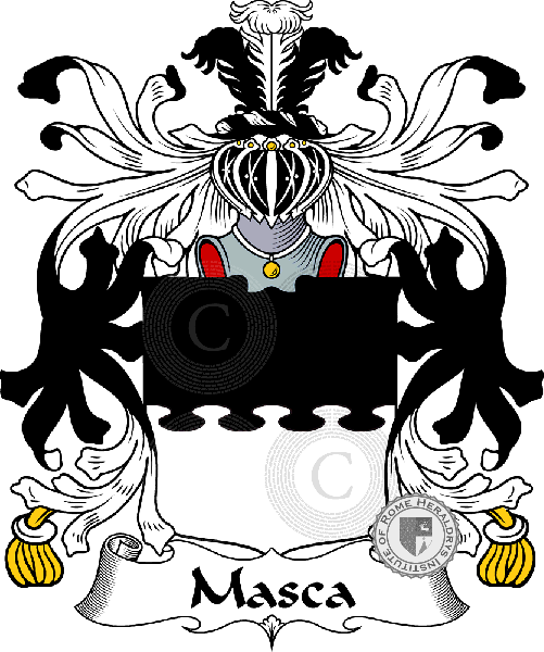 Coat of arms of family Masca