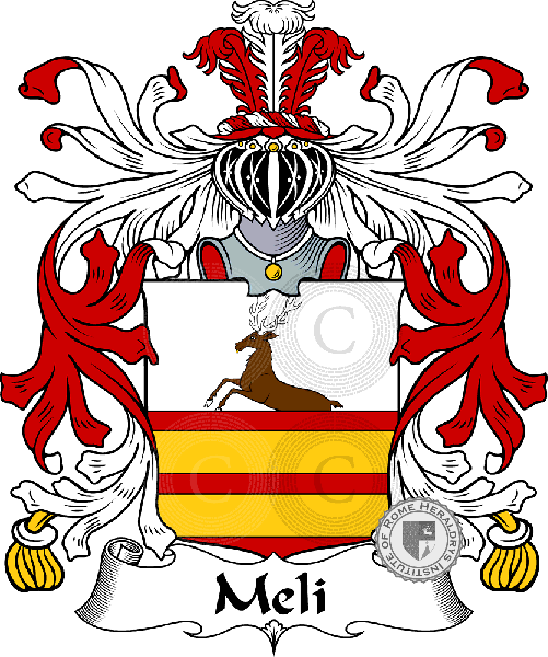 Wappen der Familie Meli