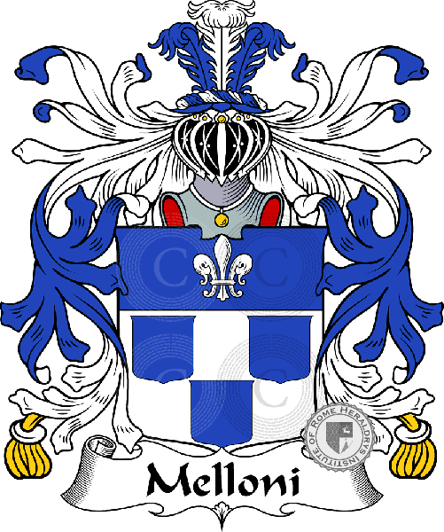Wappen der Familie Melloni