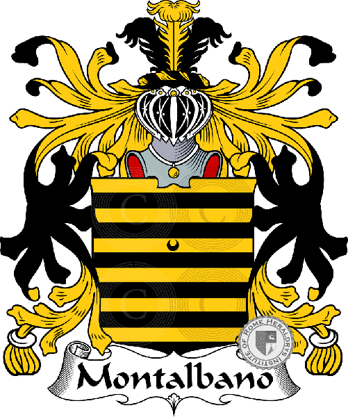 Escudo de la familia Montalbano