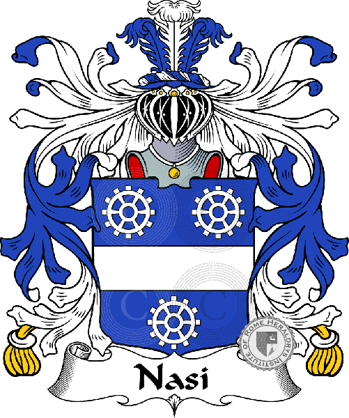 Coat of arms of family Nasi