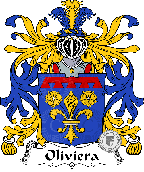 Coat of arms of family Oliviera
