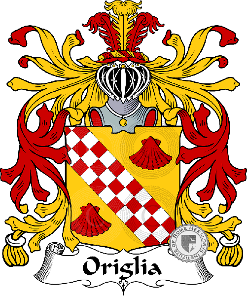 Coat of arms of family Origlia