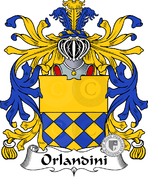 Brasão da família Orlandini
