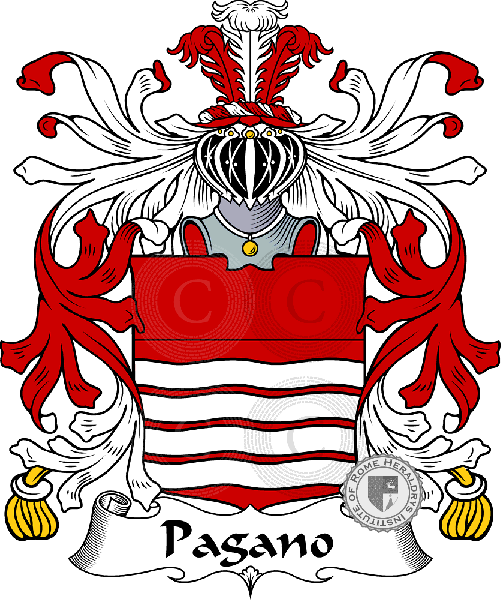 Coat of arms of family Pagano