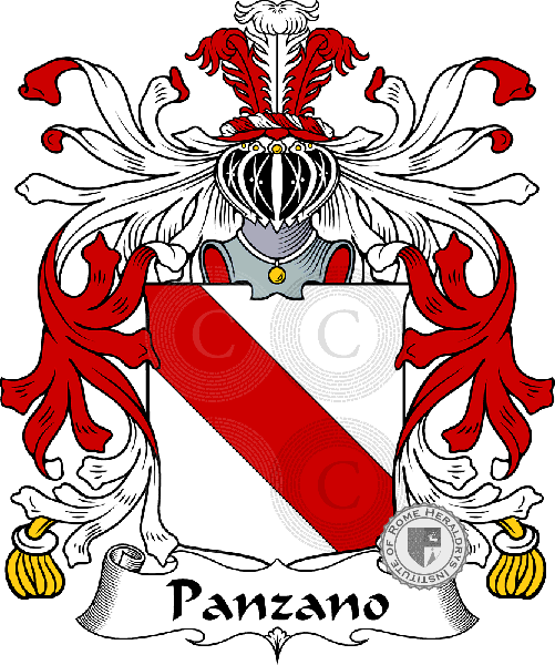 Coat of arms of family Panzano