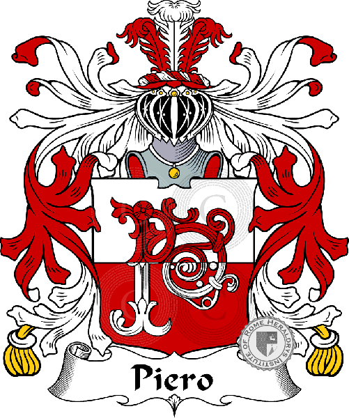 Escudo de la familia Piero   ref: 35738