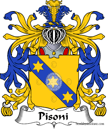 Wappen der Familie Pisoni