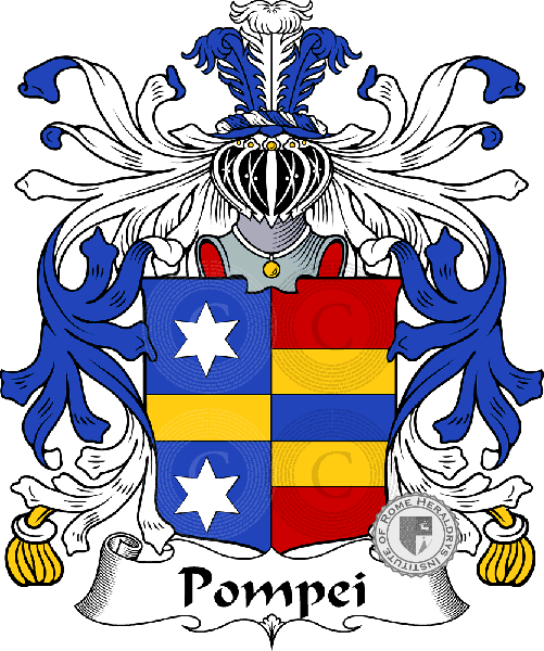 Escudo de la familia Pompei
