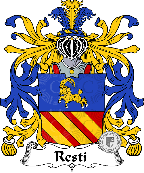 Coat of arms of family Resti