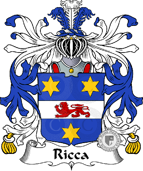 Escudo de la familia Ricca   ref: 35801